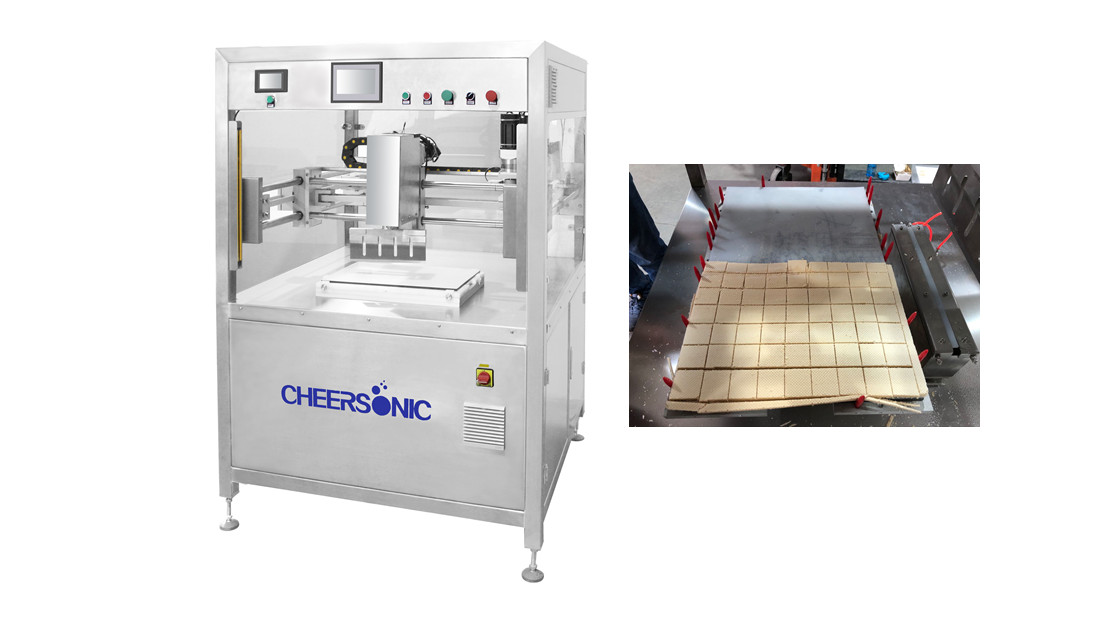 Ultrasonic Cutting of Cheesecake Bites - Cheersonic