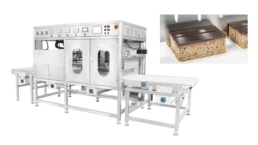 Inline Cake Cutting System - Ultrasonic Cutting Stations - Cheersonic