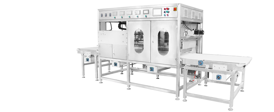 Sponge Cake Portioning Machine - ultrasonic cutting for cake - Cheersonic