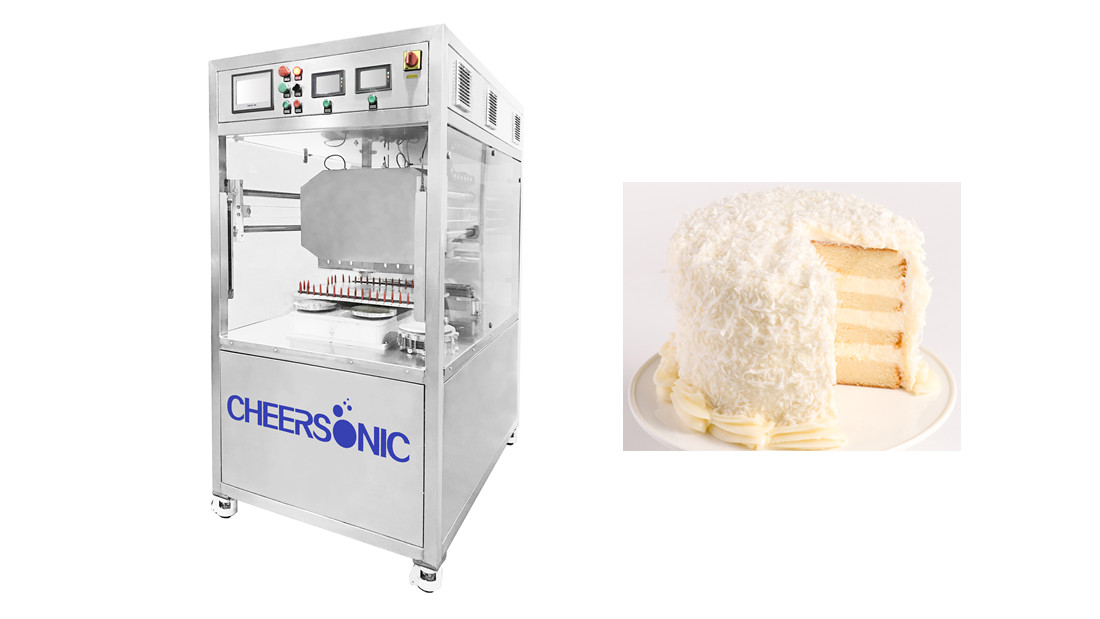 自动化超音波食品切割机 - 蛋糕切块机 - 杭州驰飞超声波