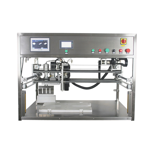 Cut Cake Into 64 Square - UFM4000 ultrasonic food cutting machine